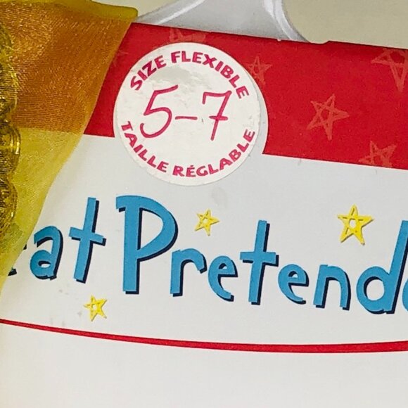 New w/Tag-Great Pretenders Yellow Belle Cape Costume, Size 5-7 (Cape Only) - Picture 9 of 12